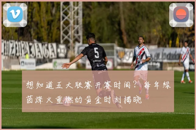 想知道五大联赛开赛时间?每年绿茵烽火重燃的黄金时刻揭晓
